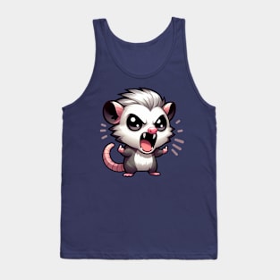 Cute Angry Opossum Tank Top